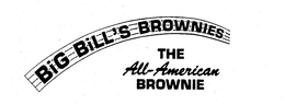 BIG BILL'S BROWNIES THE ALL-AMERICAN BROWNIE logo