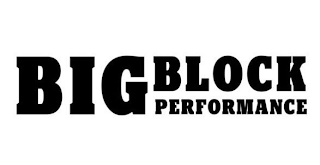 BIG BLOCK PERFORMANCE logo