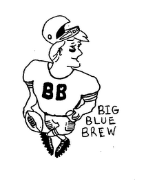BIG BLUE BREW BB logo