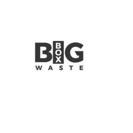 BIG BOX WASTE logo