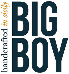 BIG BOY HANDCRAFTED IN SICILY logo