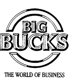 BIG BUCKS THE WORLD OF BUSINESS logo
