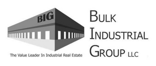 BIG BULK INDUSTRIAL GROUP LLC THE VALUE LEADER IN INDUSTRIAL REAL ESTATE logo