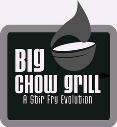BIG CHOW GRILL A STIR FRY EVOLUTION logo