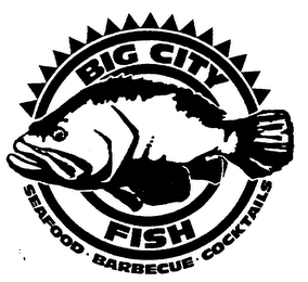 BIG CITY FISH SEAFOOD BARBECUE COCKTAILS logo