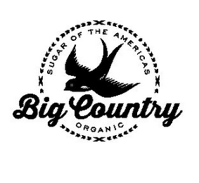 BIG COUNTRY SUGAR OF THE AMERICAS ORGANIC logo