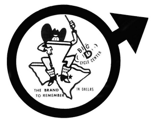 BIG D CYCLE CENTER THE BRAND TO REMEMBER IN DALLAS logo