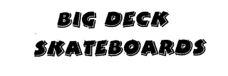 BIG DECK SKATEBOARDS logo