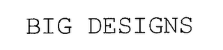 BIG DESIGNS logo