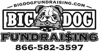 BIG DOG FUNDRAISING BIGDOG FUNDRAISING. COM 866-582-3597 logo
