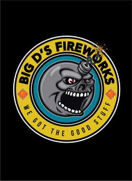 BIG D'S FIREWORKS WE GOT THE GOOD STUFFEXPLOSIVE 1.4 logo