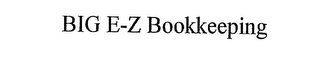 BIG E-Z BOOKKEEPING logo