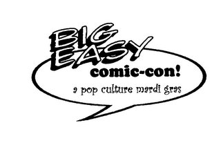 BIG EASY COMIC-CON! A POP CULTURE MARDI GRAS logo