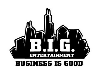 B.I.G. ENTERTAINMENT BUSINESS IS GOOD logo