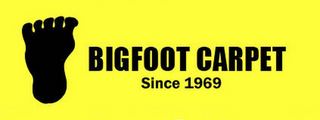 BIG FOOT CARPET SINCE 1969 logo