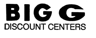 BIG G DISCOUNT CENTERS logo