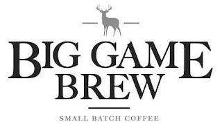 BIG GAME BREW SMALL BATCH COFFEE logo