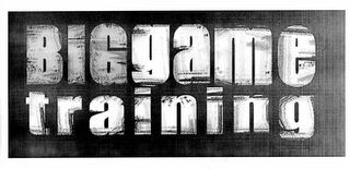 BIG GAME TRAINING logo