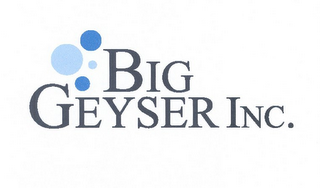 BIG GEYSER INC. logo