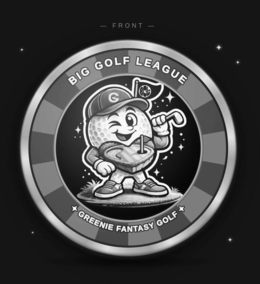 BIG GOLF LEAGUE GREENIE FASTASY GOLF logo