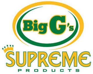 BIG G'S SUPREME PRODUCTS logo