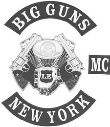 BIG GUNS LE MC NEW YORK logo