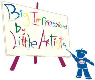 BIG IMPRESSIONS BY LITTLE ARTISTS COLLIER CHILD CARE RESOURCES, INC. CCCR logo