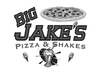 BIG JAKES PIZZA & SHAKES logo