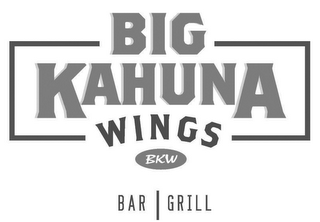 BIG KAHUNA WINGS BKW BAR GRILL logo