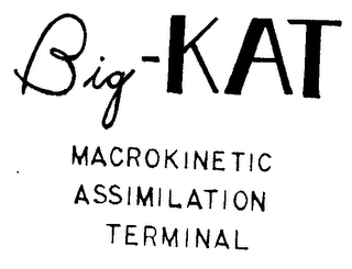 BIG-KAT MACROKINETIC ASSIMILATION TERMINAL logo