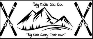 BIG KIDS SKI CO. "BIG KIDS CARRY THEIR OWN" logo