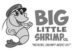 BIG LITTLE SHRIMP CO. "NOTHING SHRIMPY ABOUT US!" logo