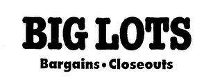 BIG LOTS BARGAINS.CLOSEOUTS logo
