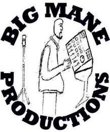 BIG MANE PRODUCTIONS logo