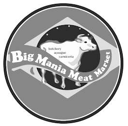 BIG MANIA MEAT MARKET BUTCHERY AÇOUGUE CARNICERIA logo