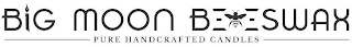 BIG MOON BEESWAX PURE HANDCRAFTED CANDLES logo