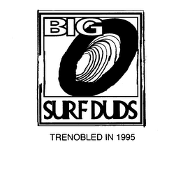 BIG O SURF DUDS TRENOBLED IN 1995 logo