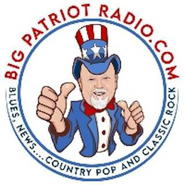 BIG PATRIOT RADIO.COM BLUES, NEWS....COUNTRY POP AND CLASSIC ROCK logo