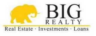 BIG REALTY REAL ESTATE · INVESTMENTS · LOANS logo