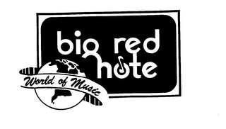 BIG RED NOTE WORLD OF MUSIC logo