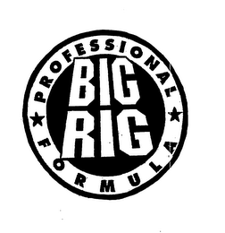 BIG RIG PROFESSIONAL FORMULA logo