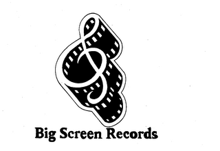 BIG SCREEN RECORDS logo