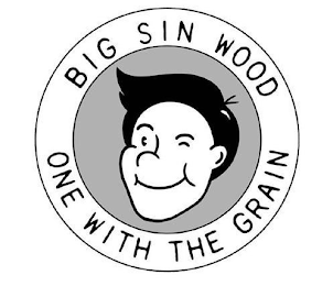 BIG SIN WOOD ONE WITH THE GRAIN logo