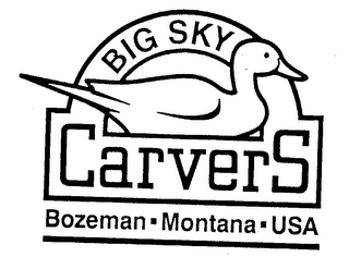 BIG SKY CARVERS BOZEMAN MONTANA USA logo