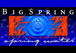 BIG SPRING PRISTINE MOUNTAIN SPRING WATER logo