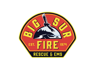 BIG SUR FIRE EST. 1974 RESCUE & EMS logo