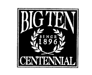 BIG TEN CENTENNIAL SINCE 1896 logo