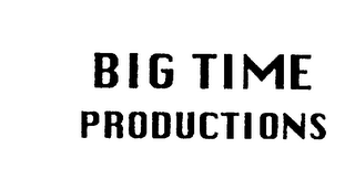 BIG TIME PRODUCTIONS logo