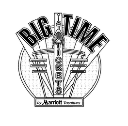 BIG TIME TICKETS BY MARRIOTT VACATIONS logo