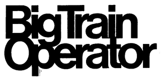 BIG TRAIN OPERATOR logo